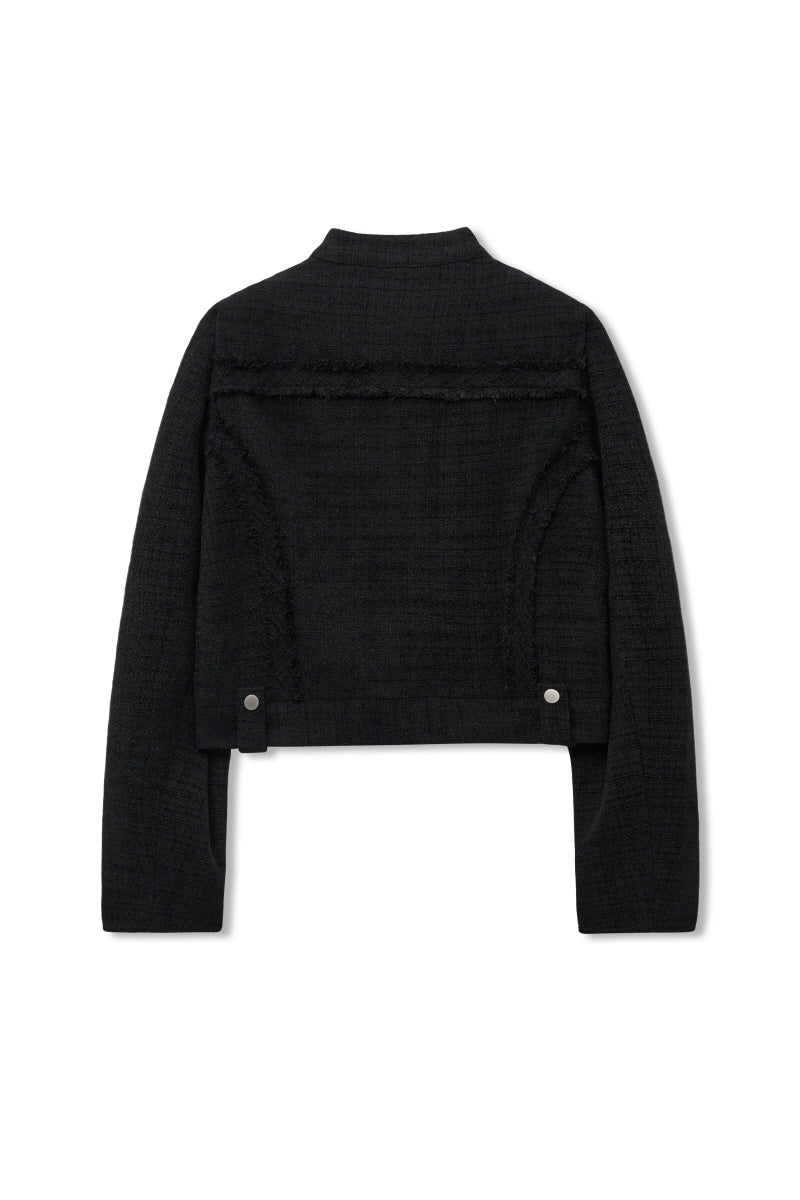 rc tweed jacket (black)