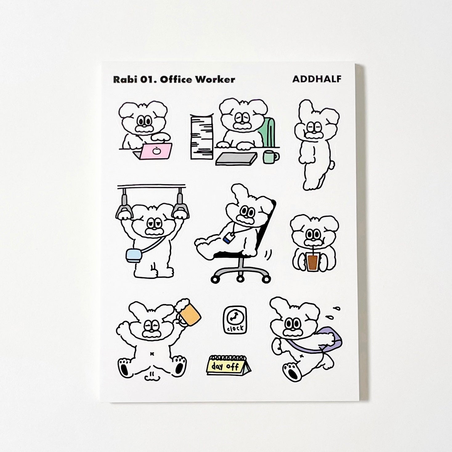 Eddy & Rabi Color Sticker Pack