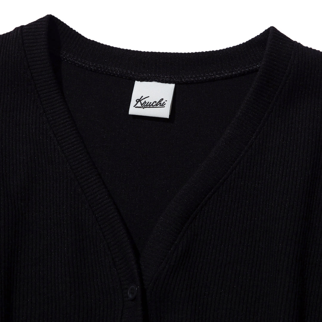 GREEDY CROP CARDIGAN (BLACK)