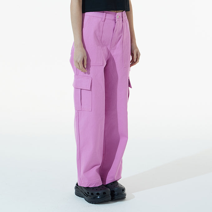 PINK NEW REGULAR CARGO PANTS