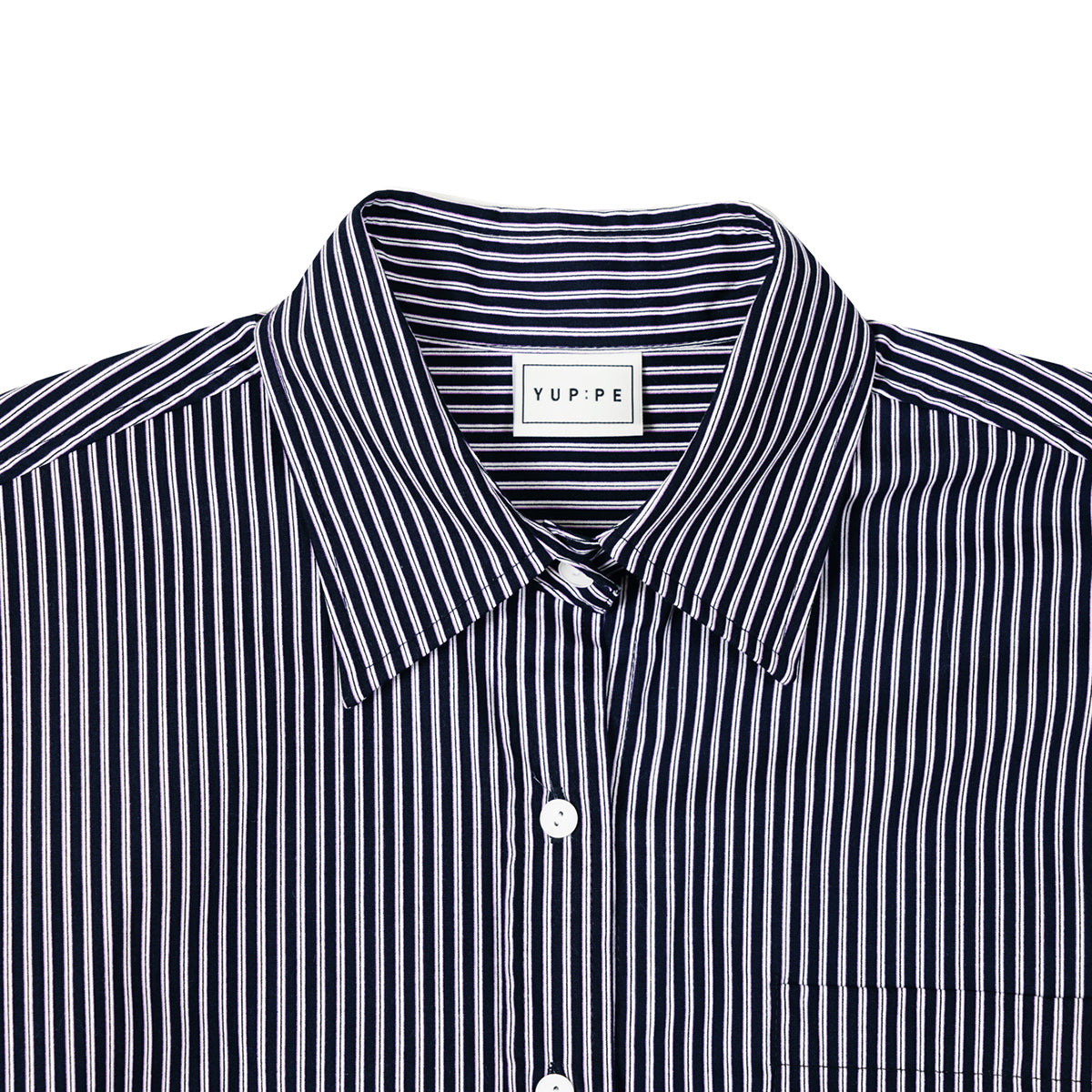 ストライプオーバーシャツ / STRIPE OVER SHIRT_NAVY