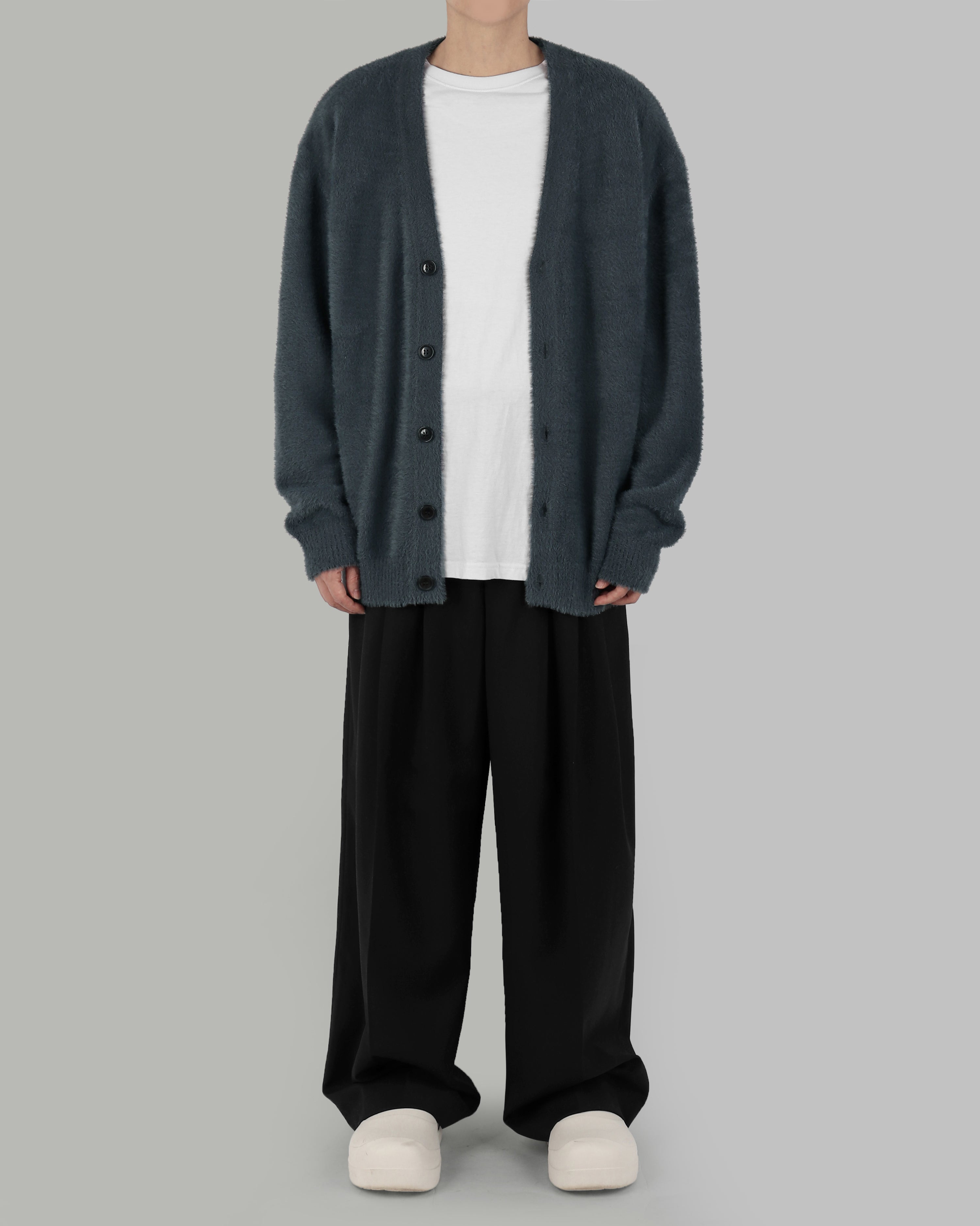 Multi tuck wide slacks