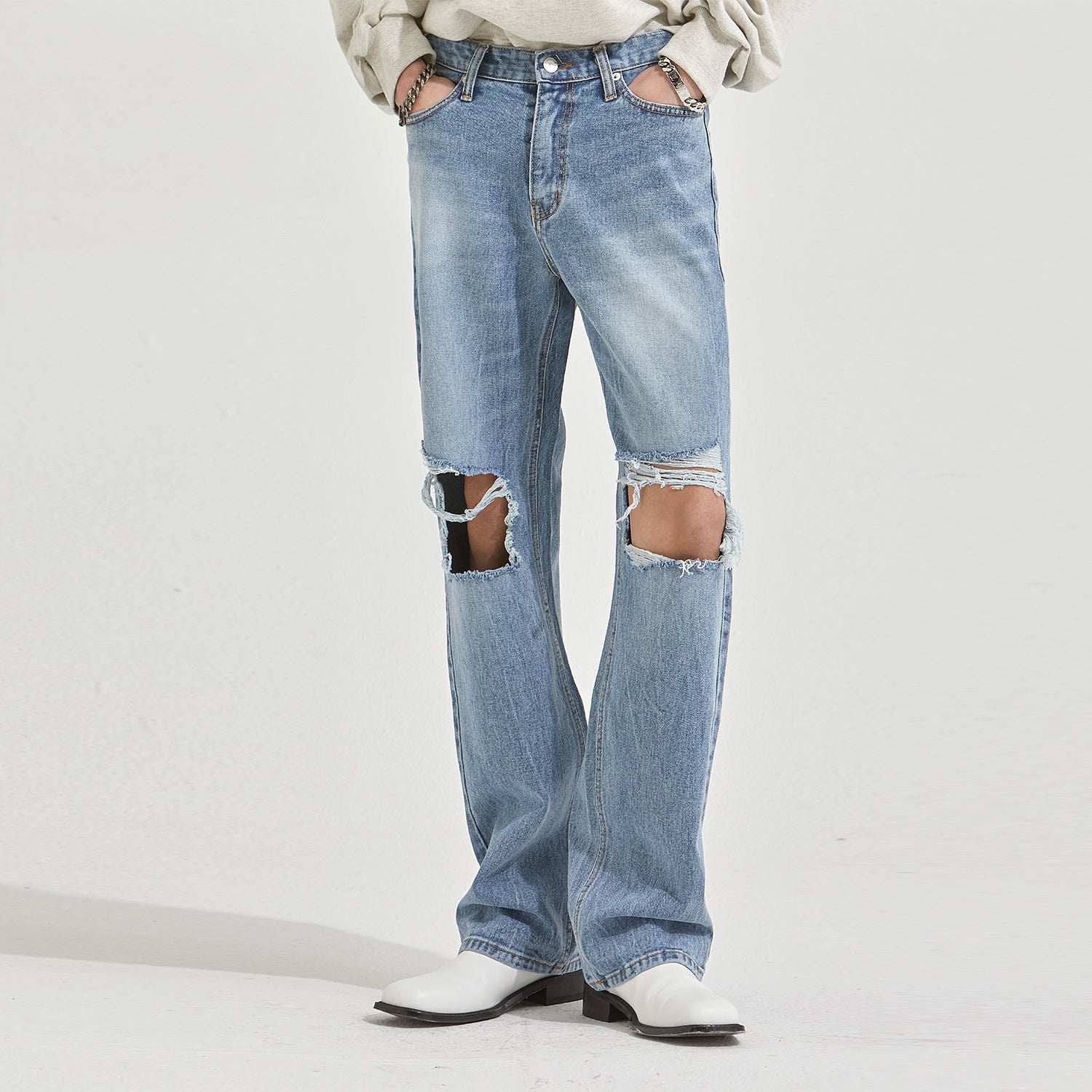 Scottie Crack Wide Denim (FORM BLUE)