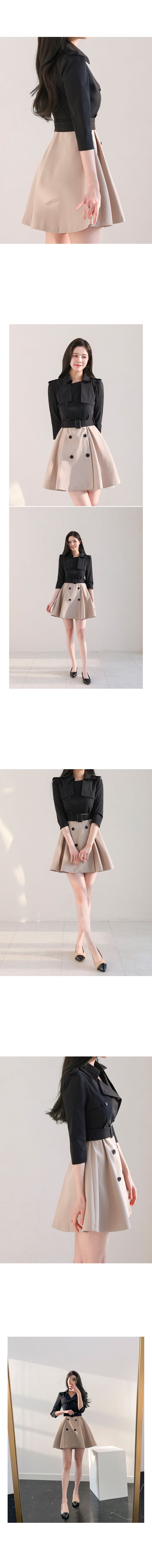 Orr Trench Mini Dress