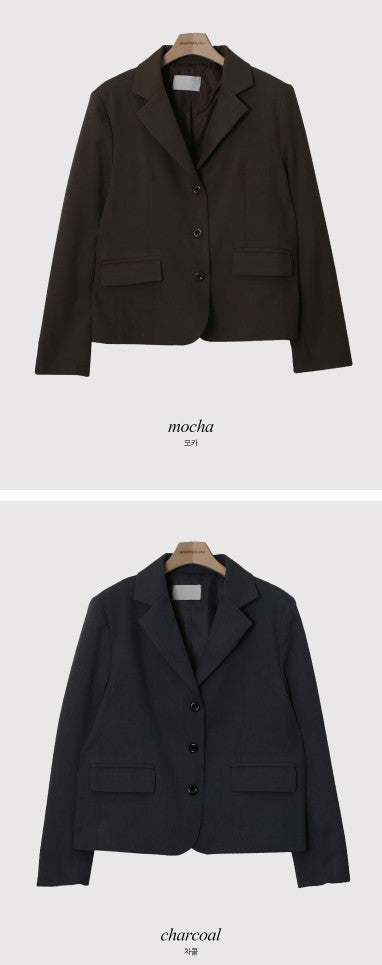 HW Classic Tailored Short Jacket (4color)