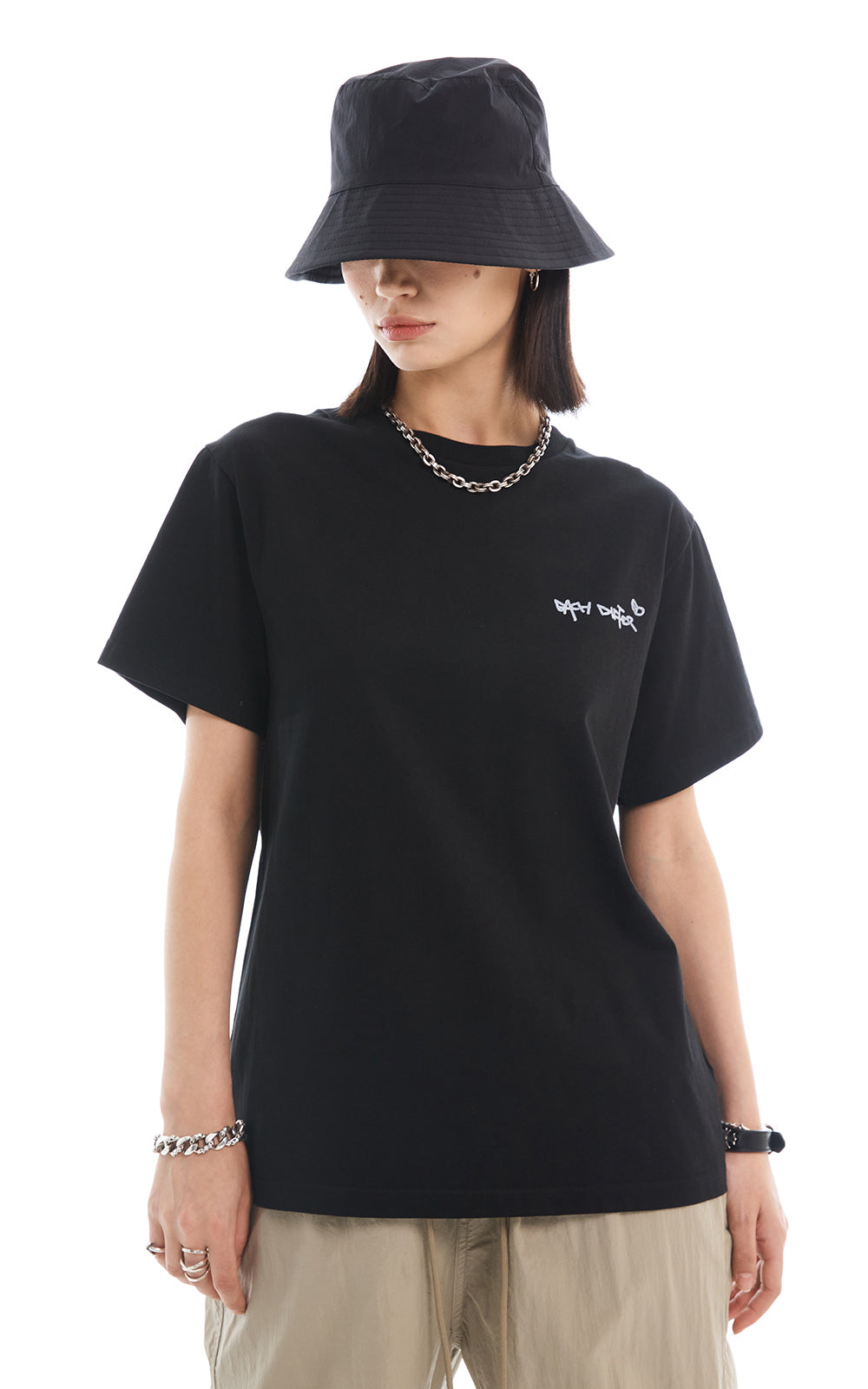 SLOGAN T-SHIRT_BLACK