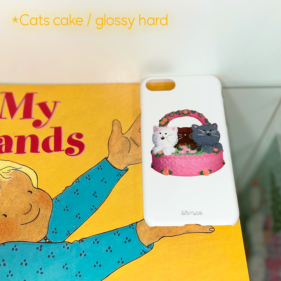 (glossy hard) Cats Cake phone case