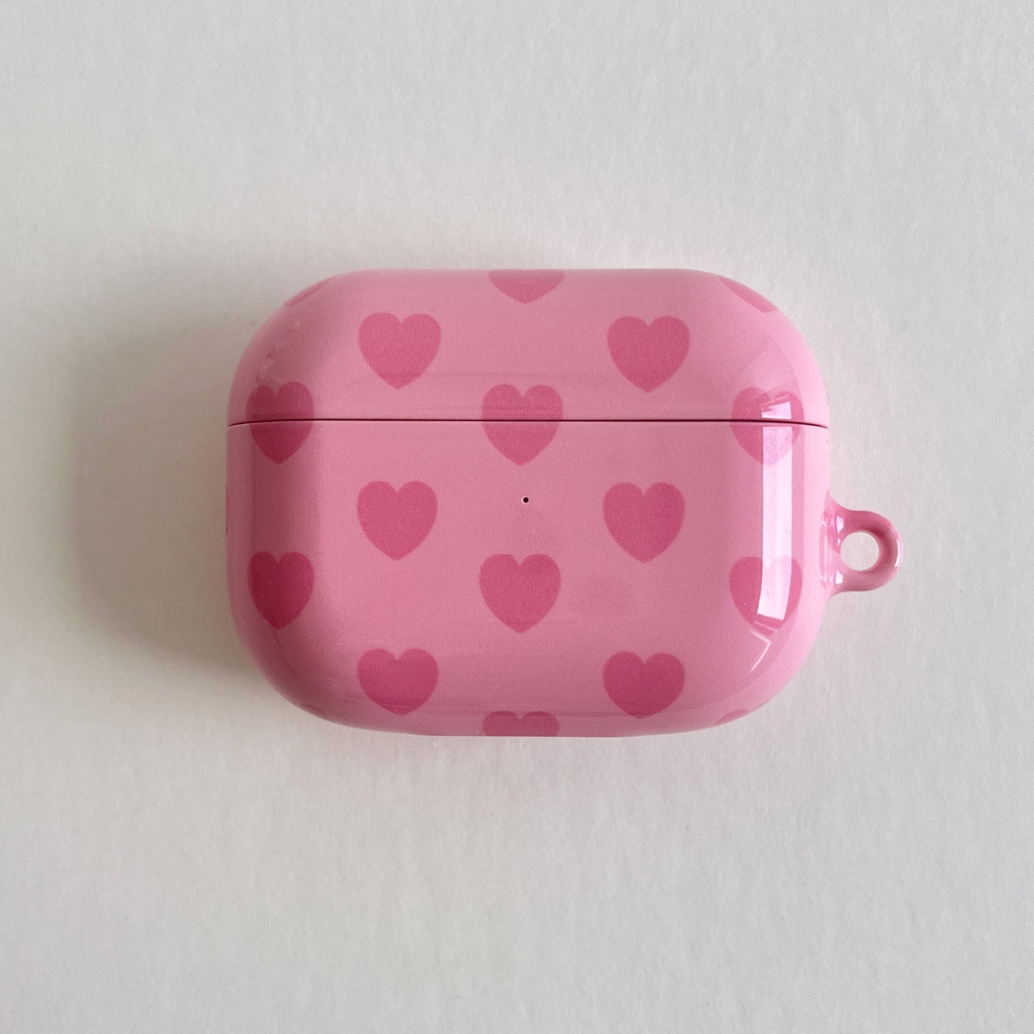 heart, heart hard glossy airpods case