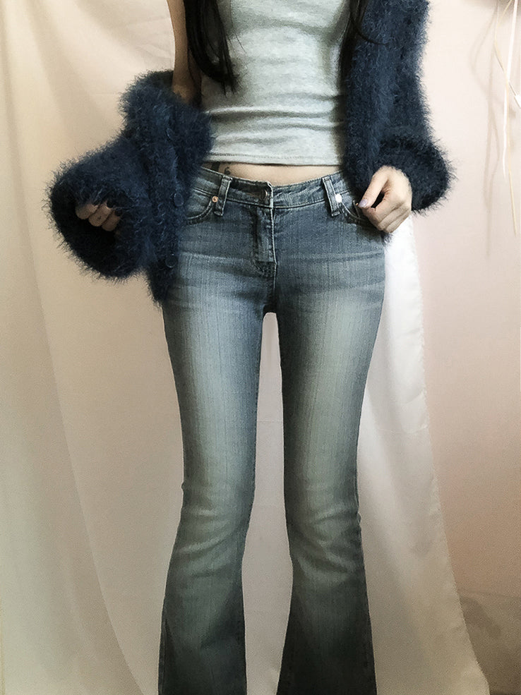 (8color) angel boucle fur cardigan