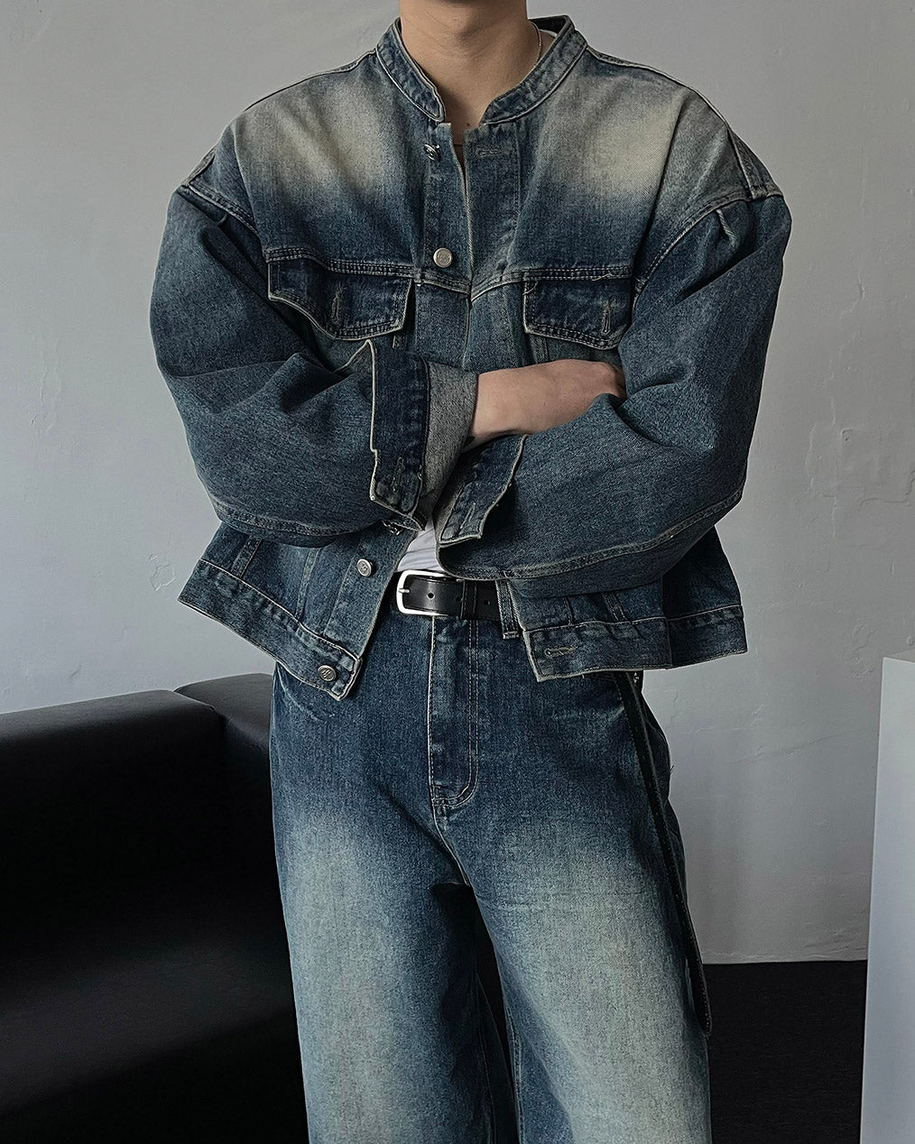 MG727 Garment Dining Denim Jacket (3 colors)