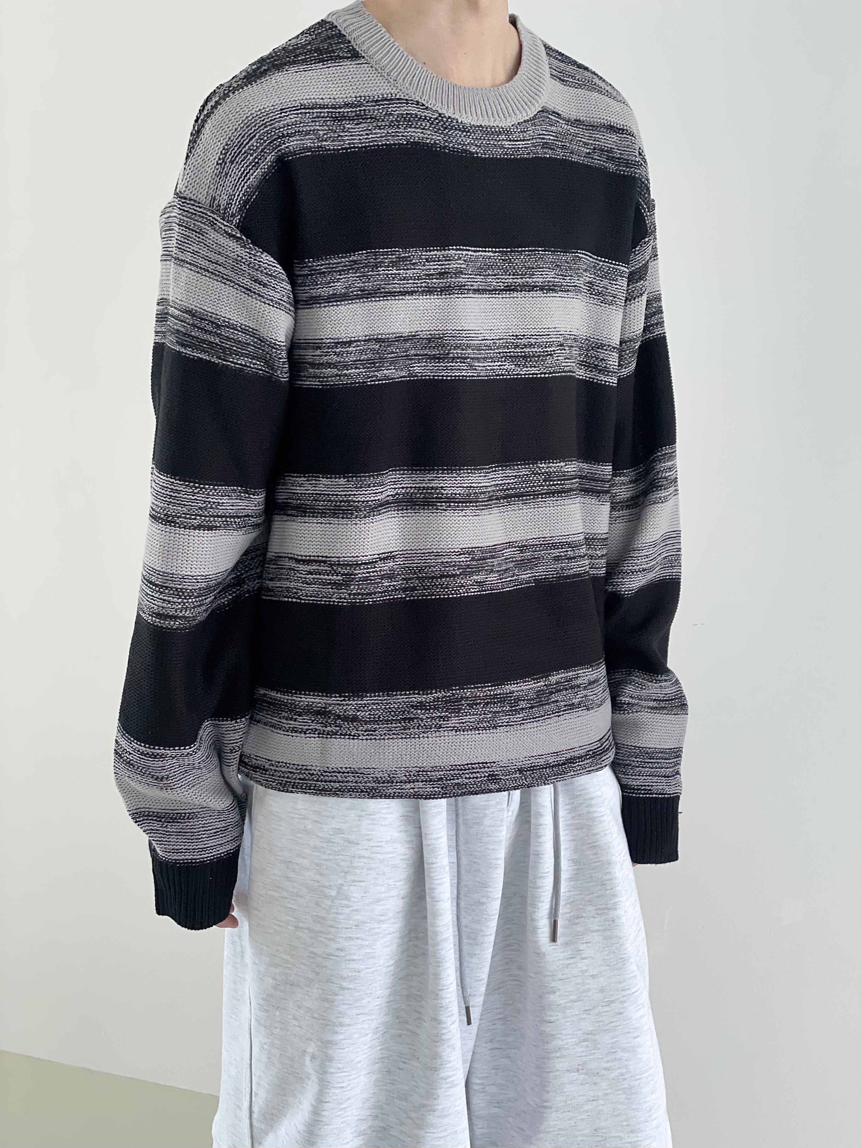 Seaside stripe knit