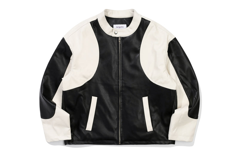 ビーガンレザーレーサージャケット/VEGAN LEATHER RACER JACKET_BLACKTARGETTO/ {{ category }}