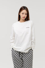 ロゴロングスリーブTシャツ / LOGO LONG SLEEVED T-SHIRT WHITE