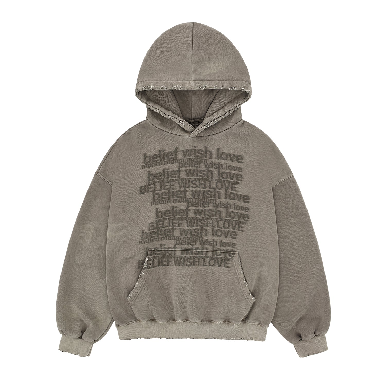 ビリーフウィッシュラブフーディー/"belief" "wish" "love" hoodie