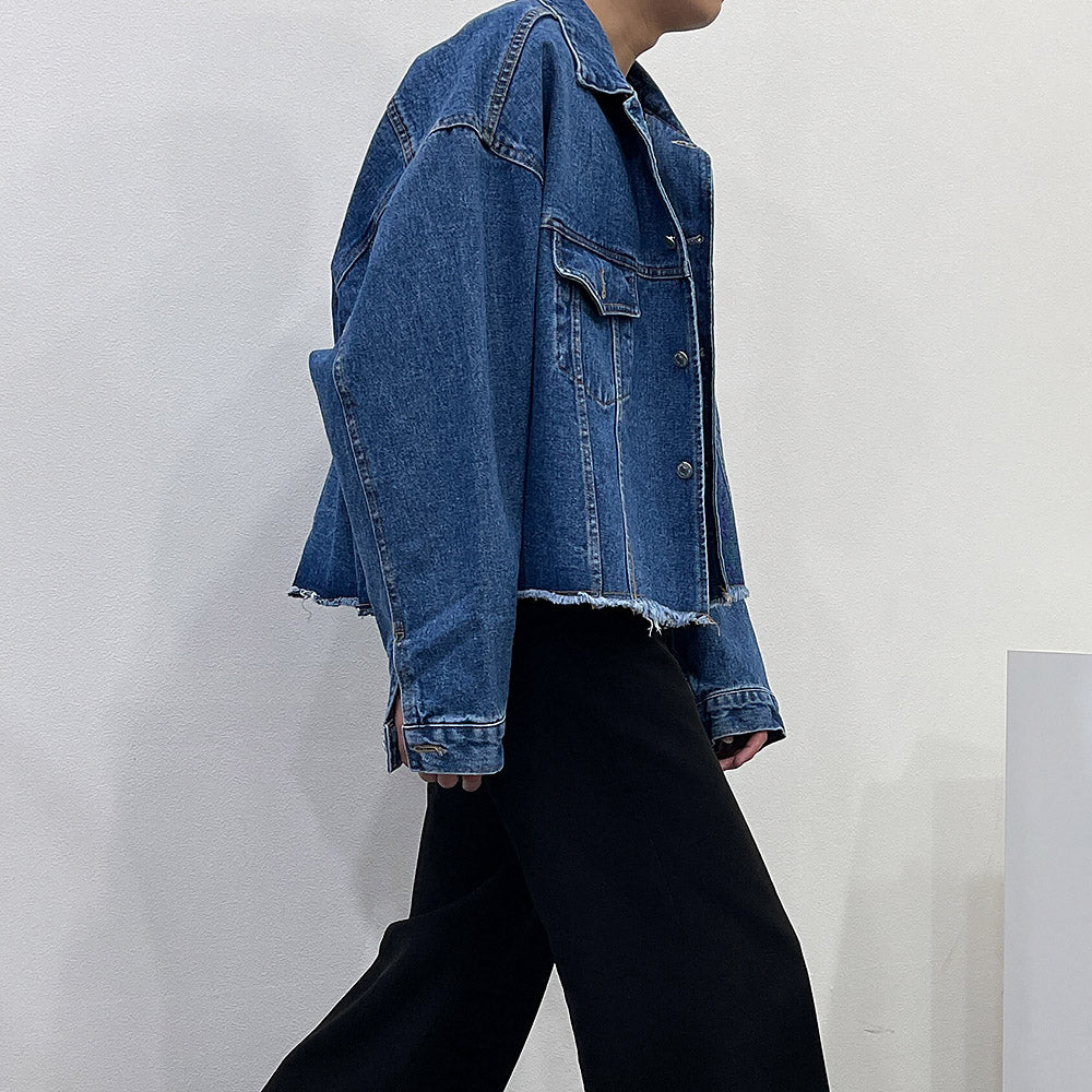 LN Cutting Cropped Jean Jacket (3 colors)