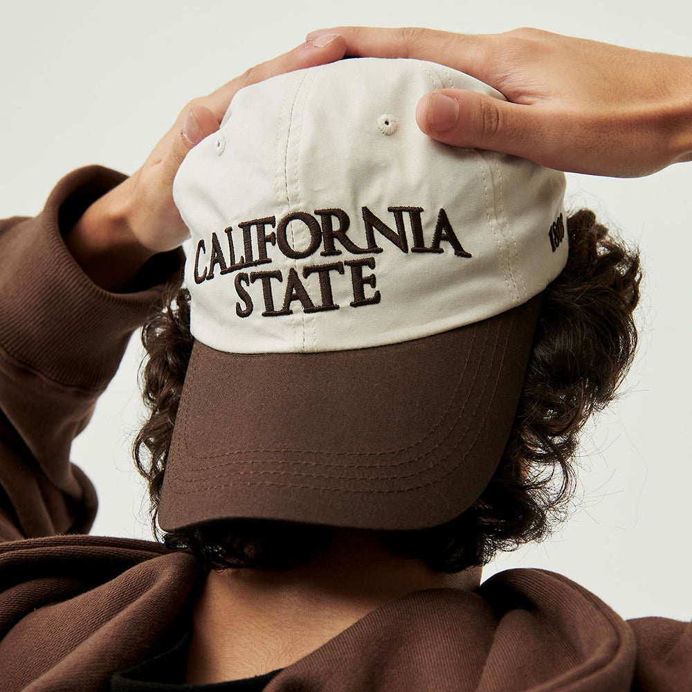 CALIFORNIA 6PANEL CAP (BROWN)