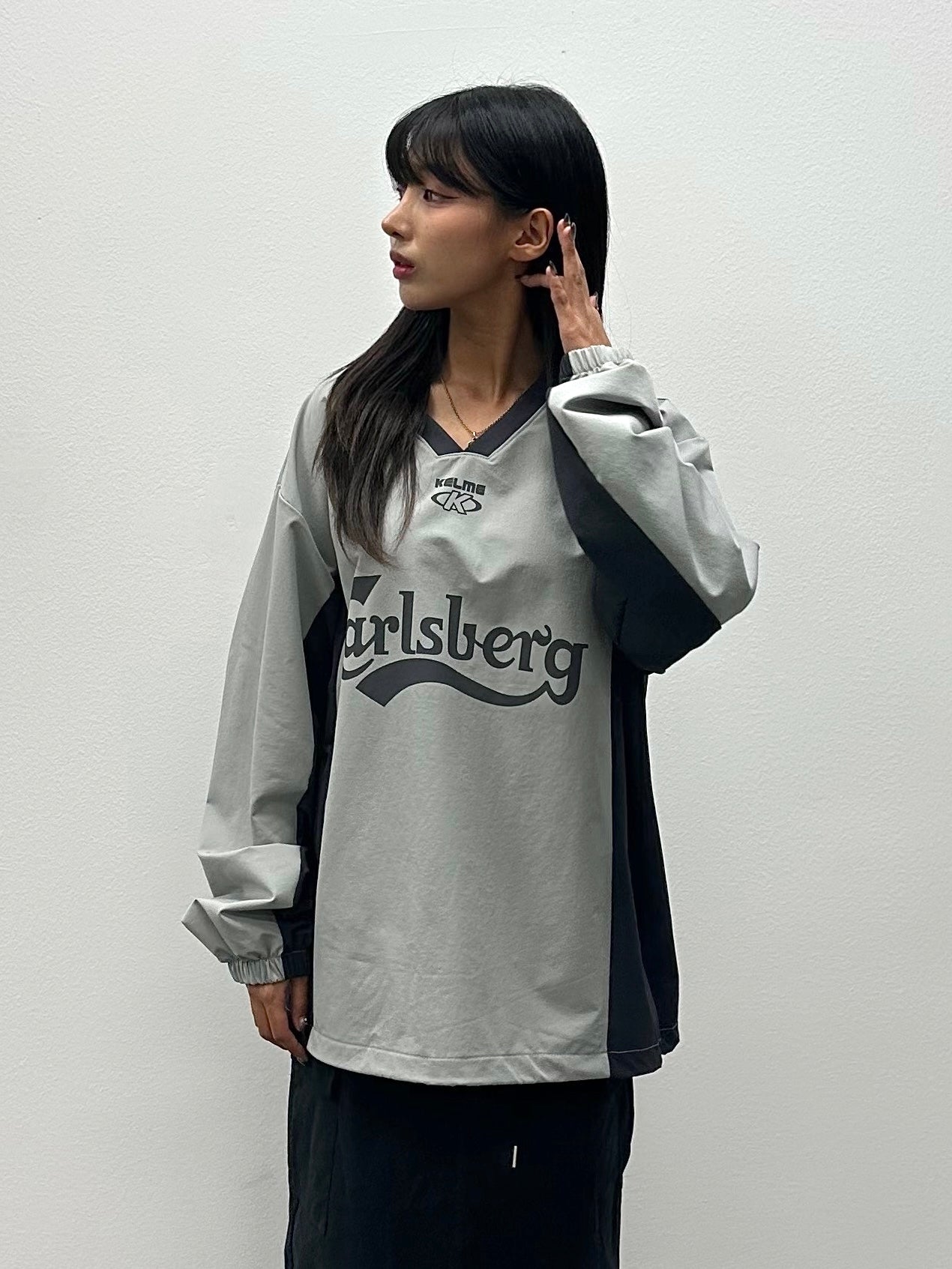 Kalisberg V-neck sweatshirt