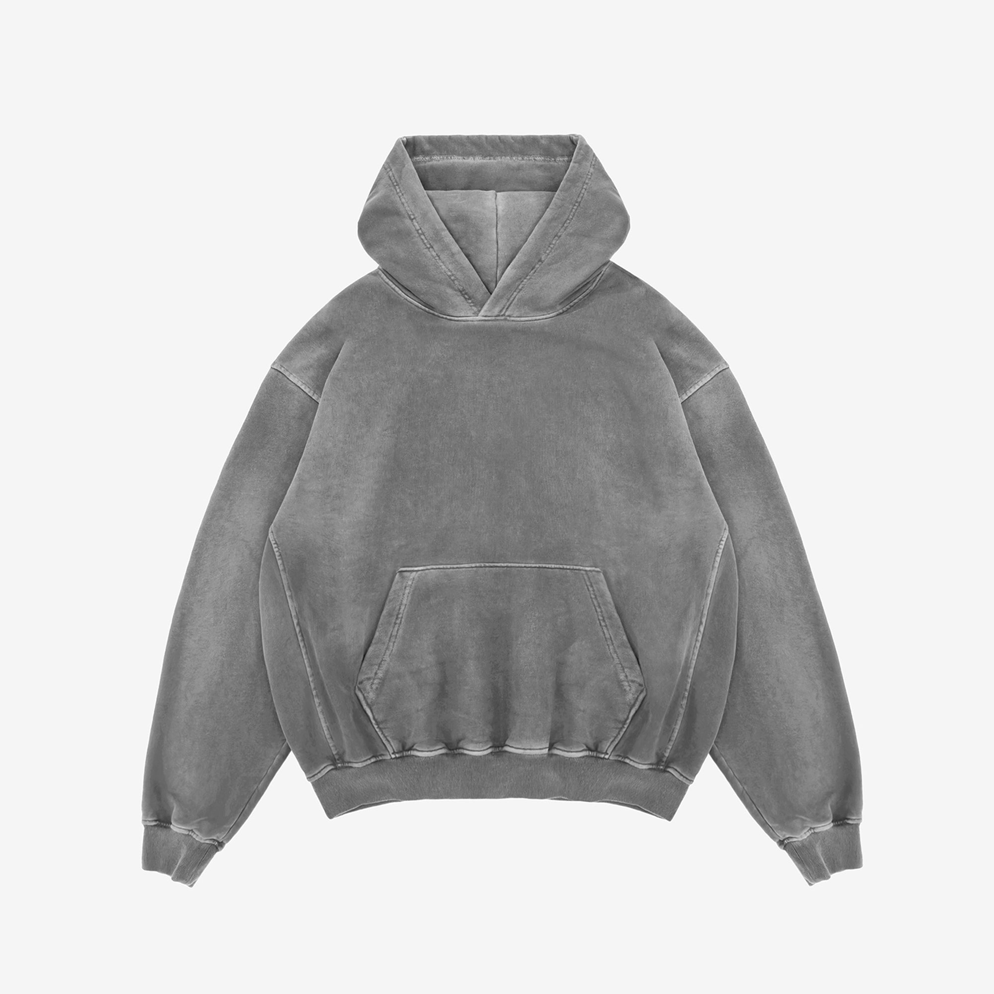 Over Hoodie - Washed Grey