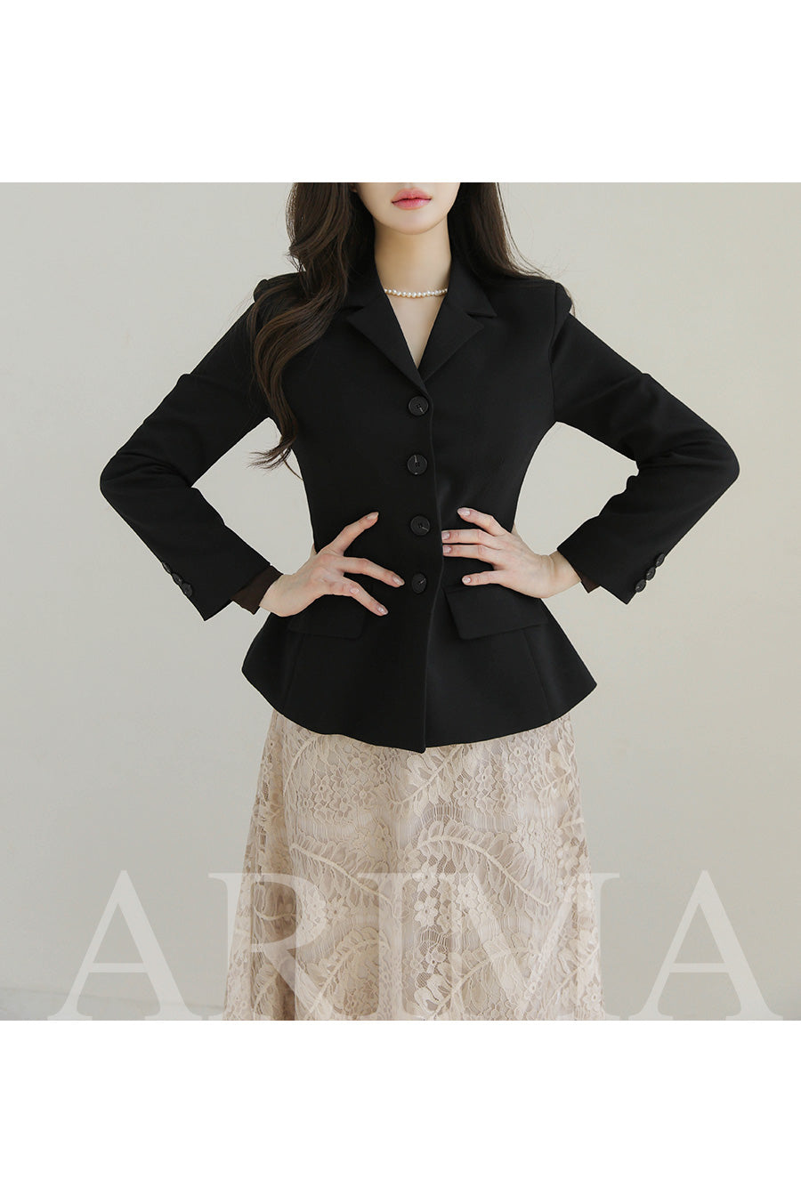 Abel Peplum Tailored Jacket