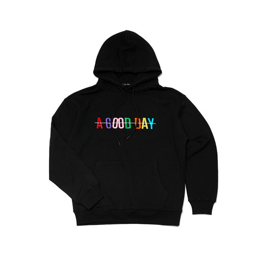 RAINBOW HOODIE (BLACK)