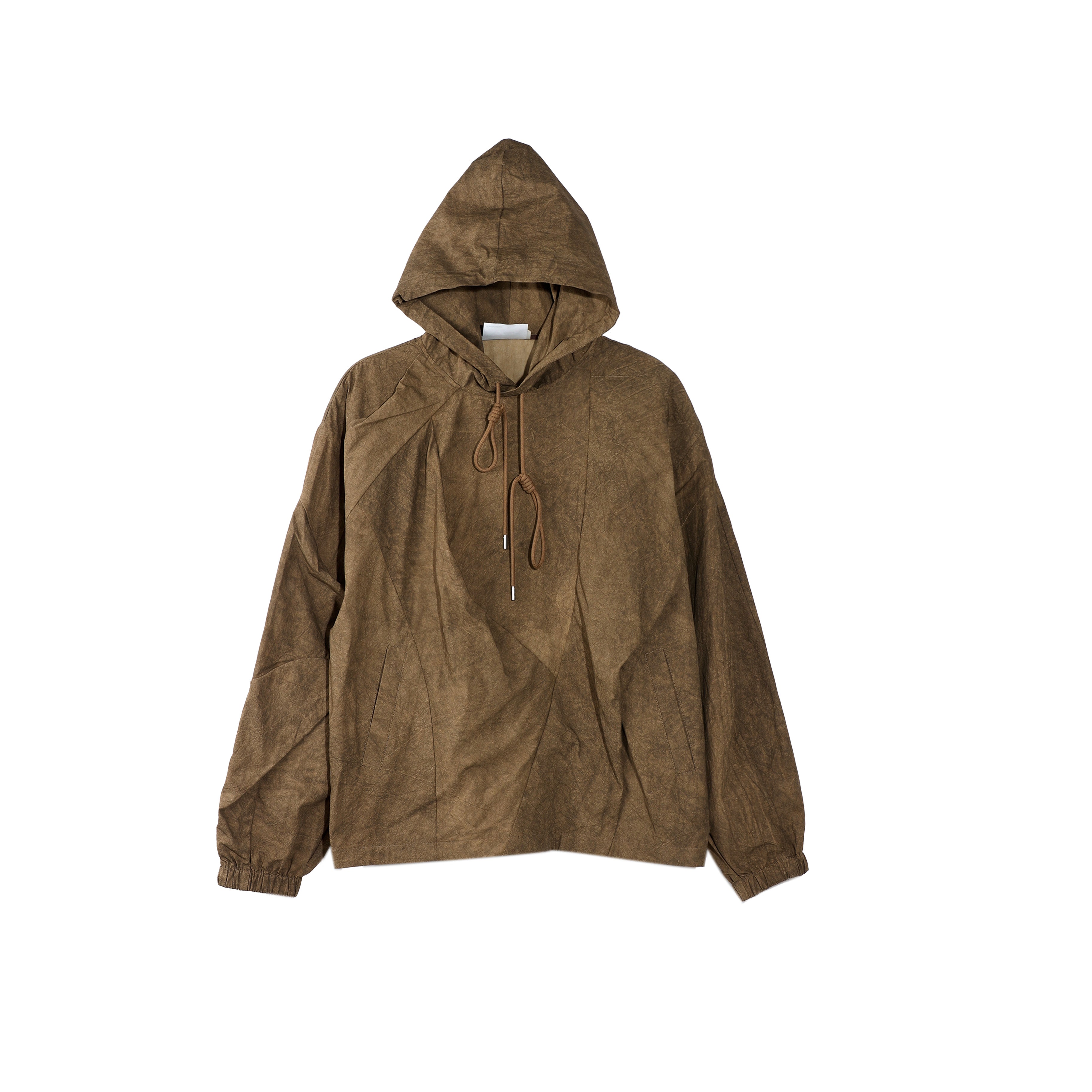ROARINGWILD AW2023 STAIN PLEATED HOODIE