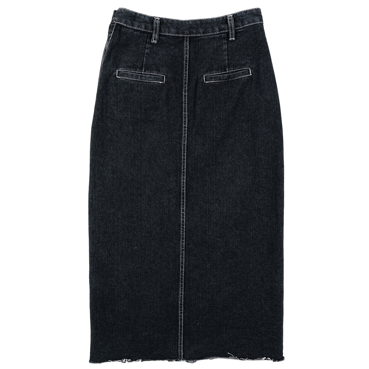 ラップデニムスカート / WRAP DENIM SKIRT_GRAY