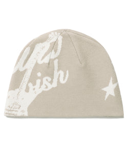 JACQUARD GUITAR BEANIE BEIGE(CV2DSUAB23A)