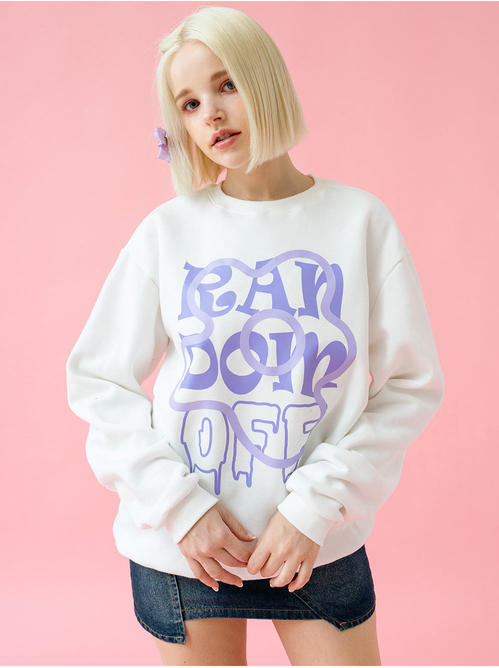 RANDOMOFF FLOWER SWEATSHIRT