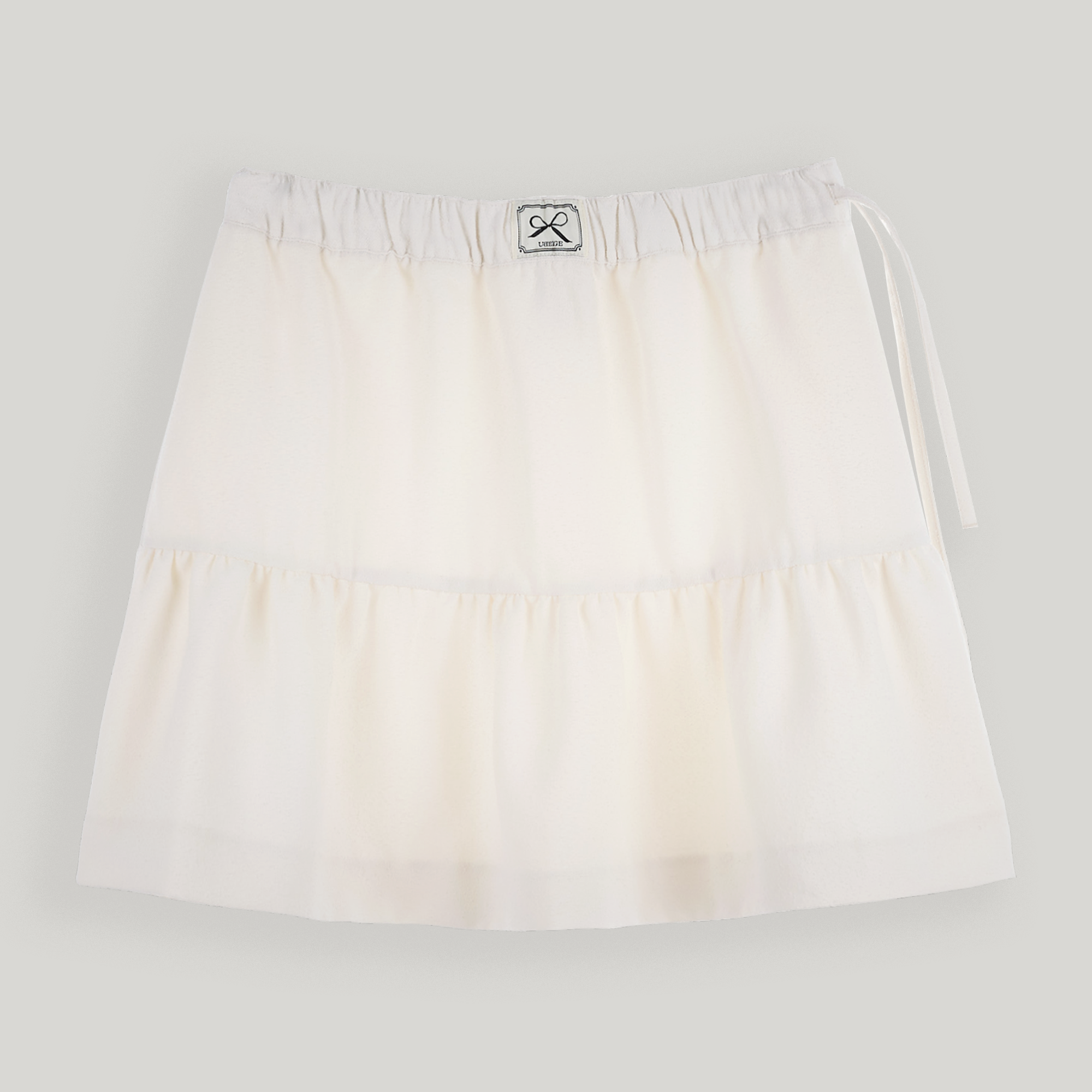 Cream Cancan Mini Skirts