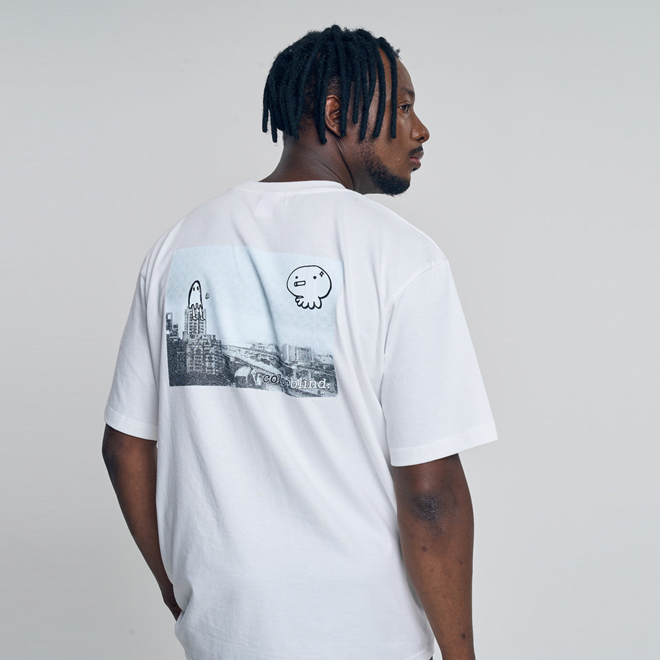 In the City' Short Sleeve Shirt White