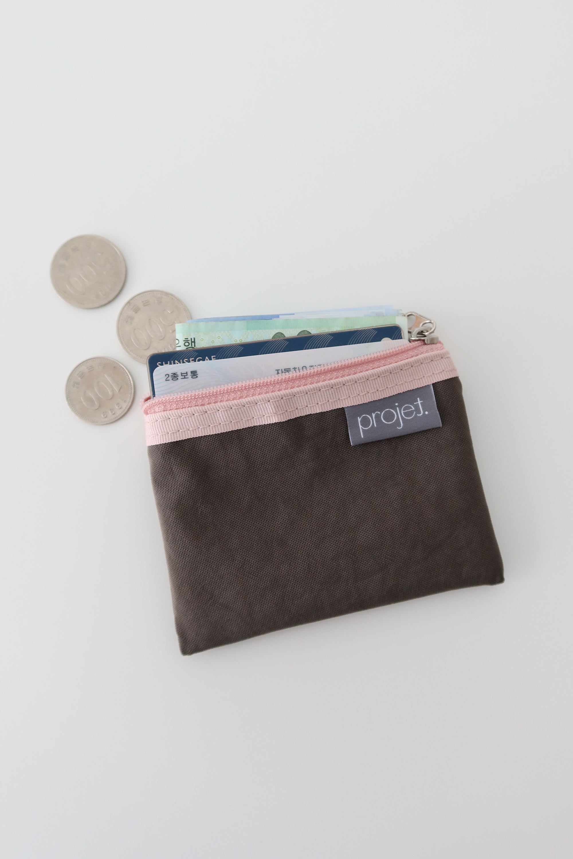 flat card pouch (brown)