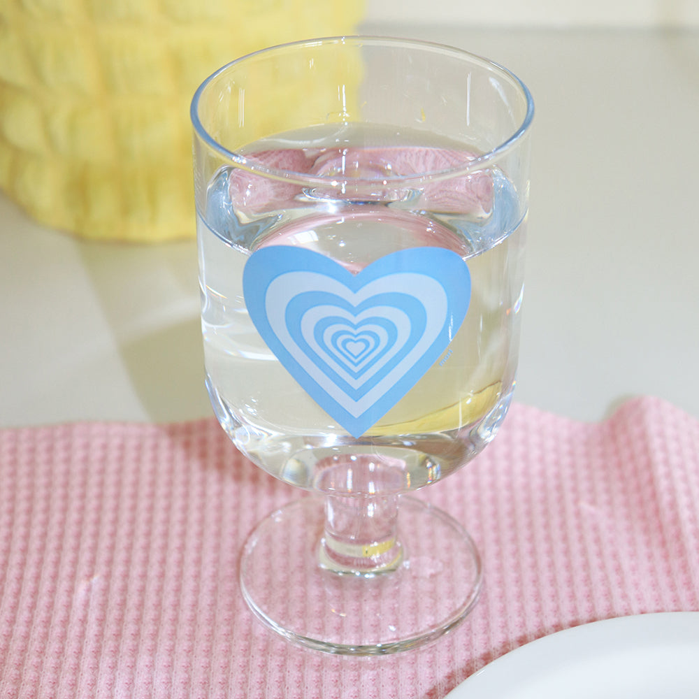 Heart goblet cup (4color)