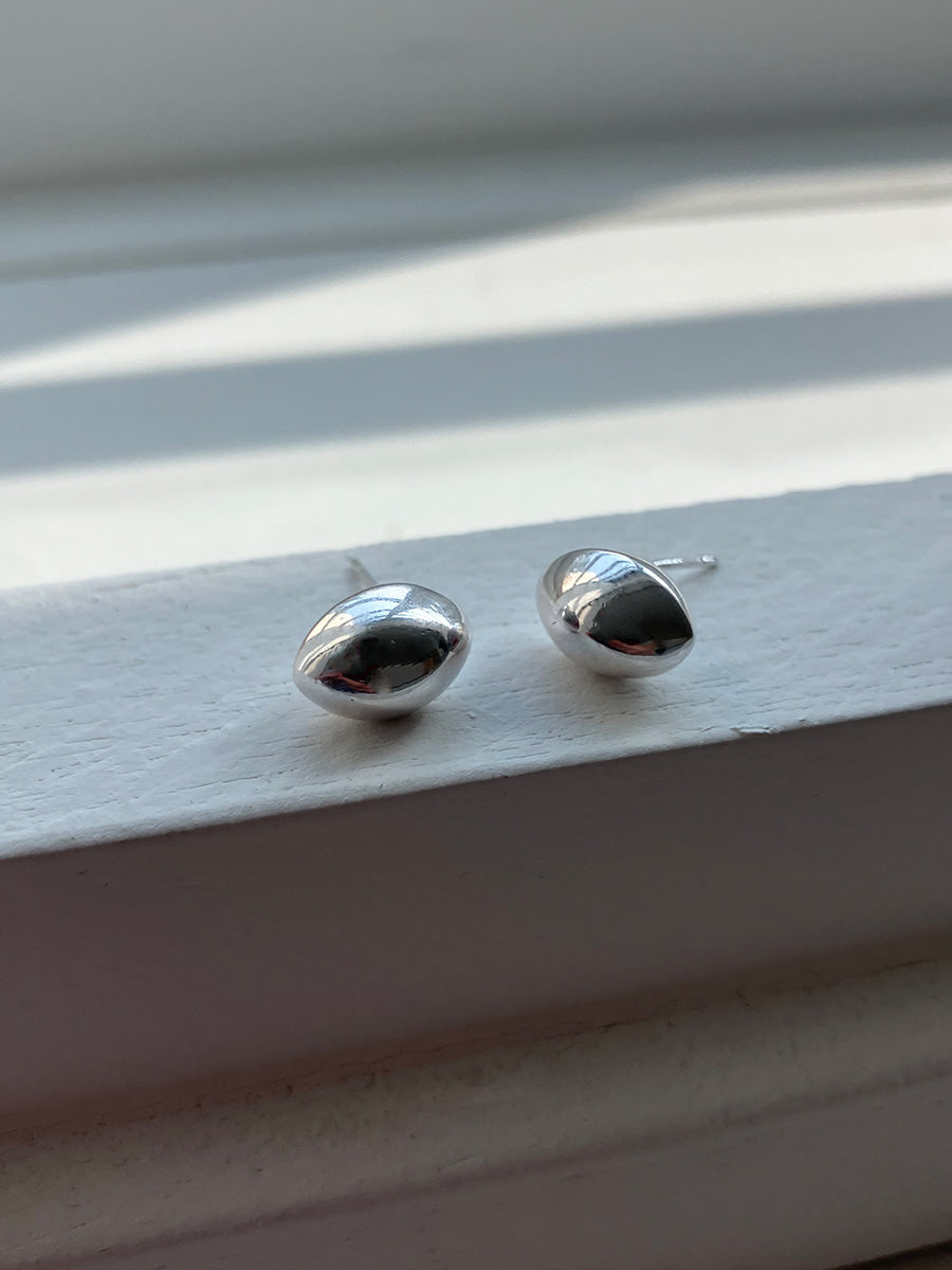 [92.5silver] nuts earrings