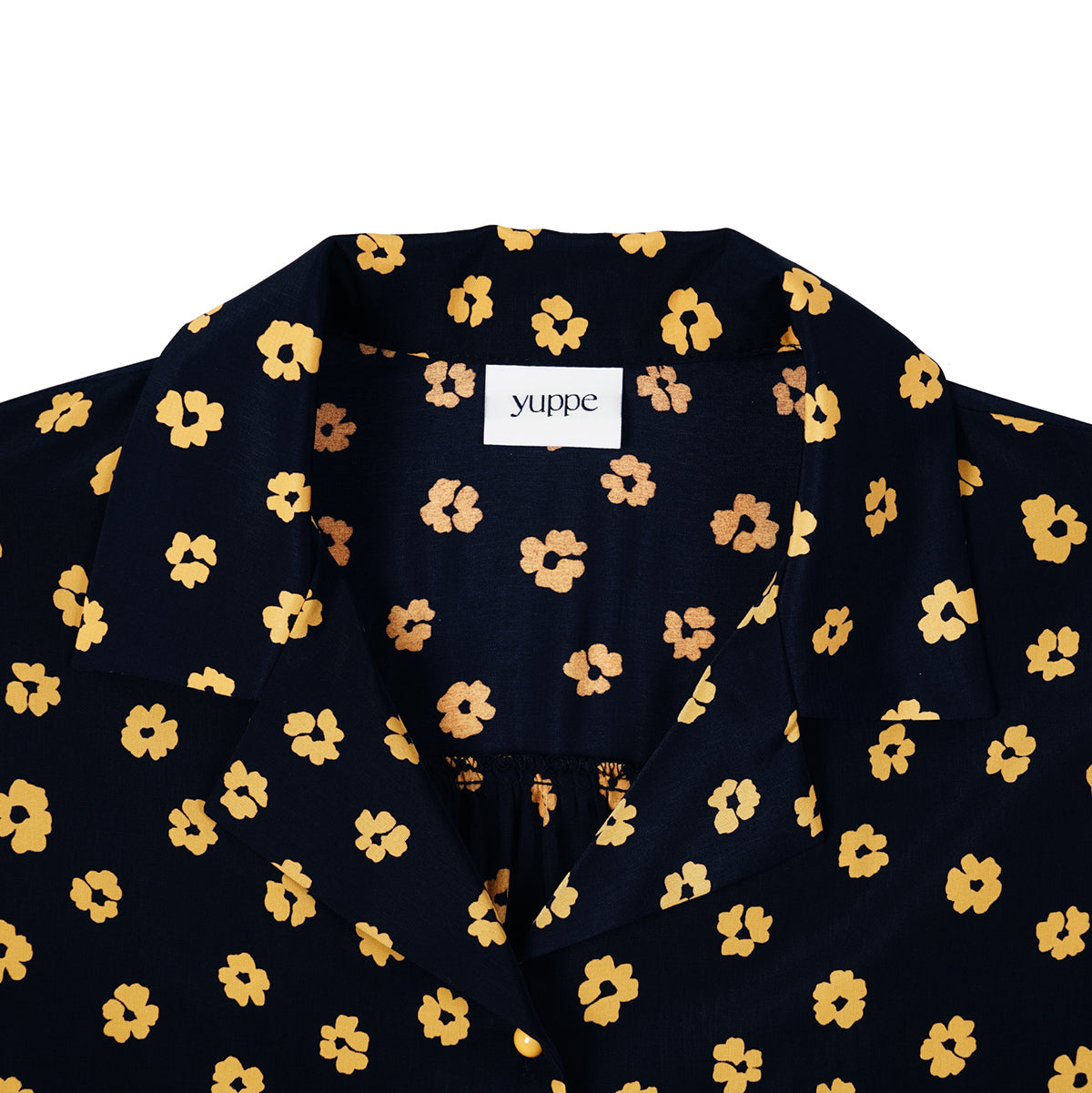 フラワーラインシャツ / FLOWER LINE SHIRT_NAVY