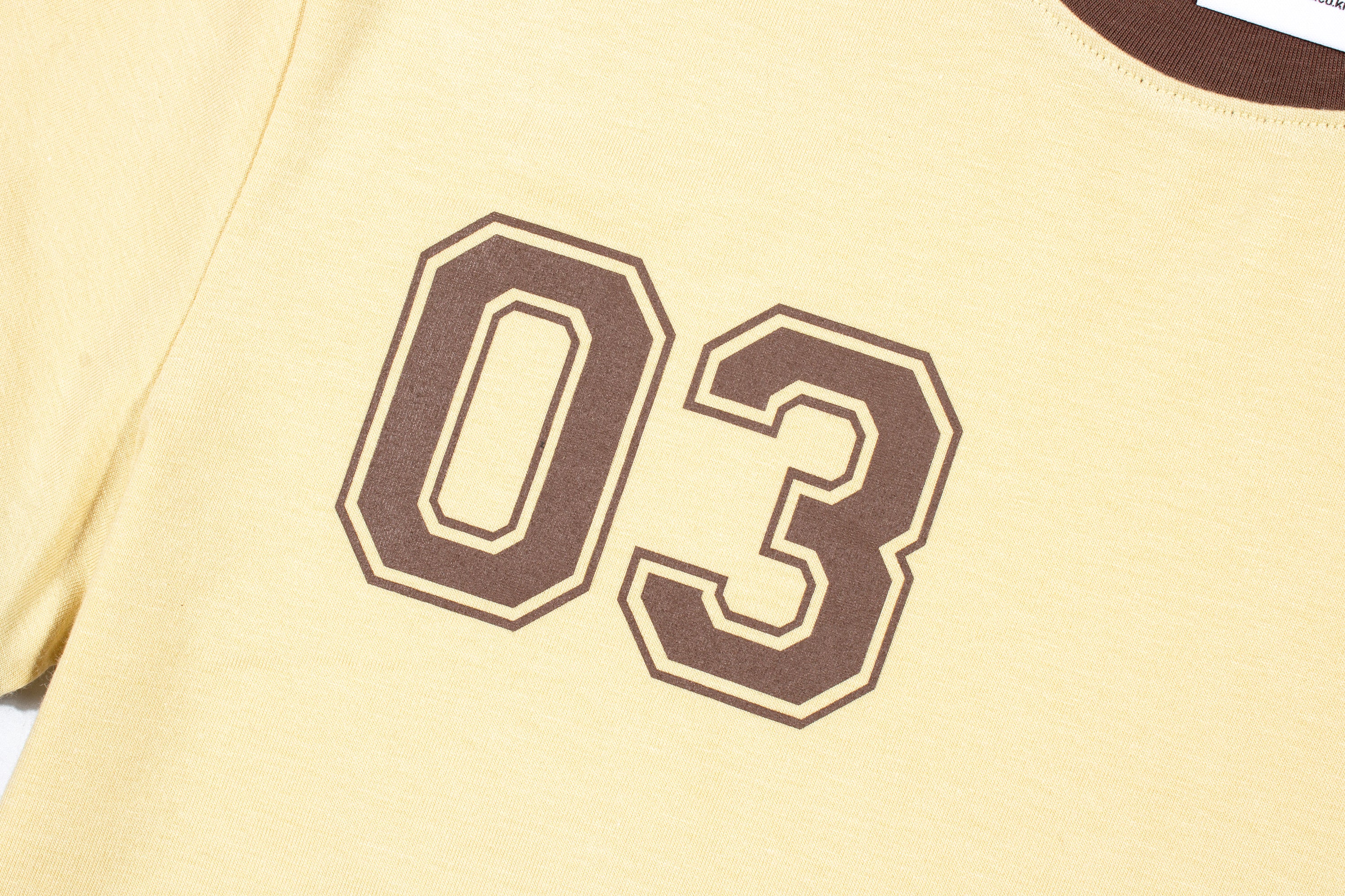 03-RINGER CROP TEE_Yellow