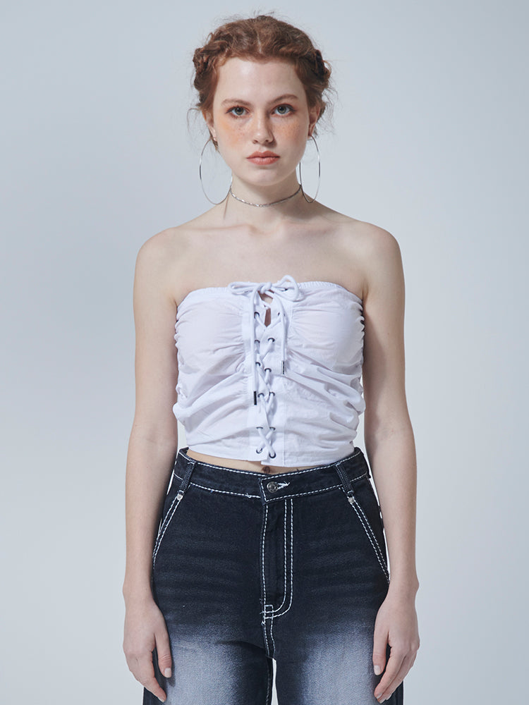 EYELET TUBE TOP