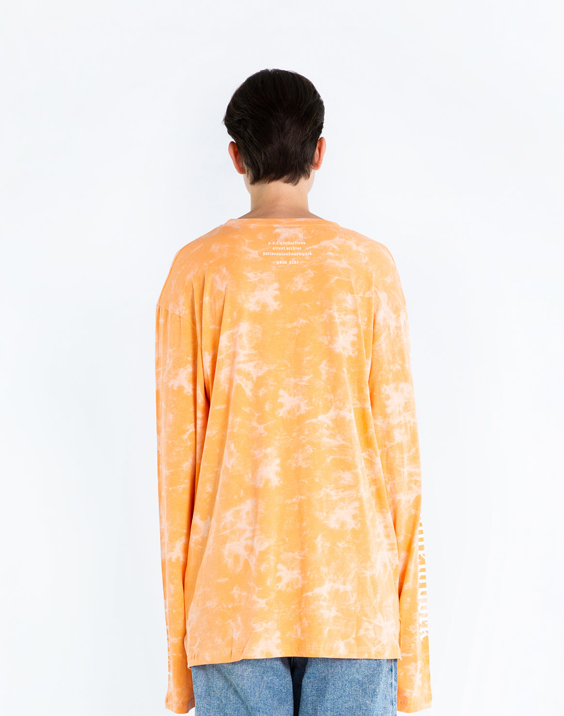 tiedye long sleeve orange