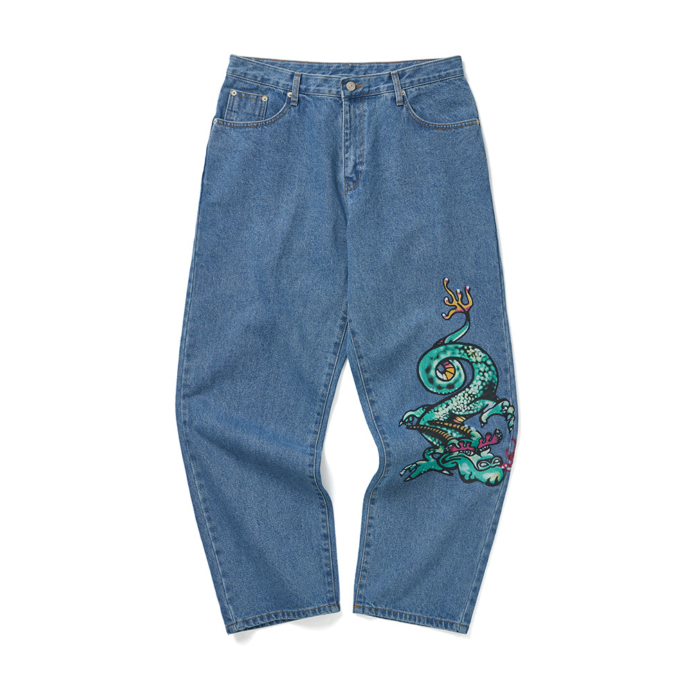 DRAGON DENIM PANTS (L.DENIM)