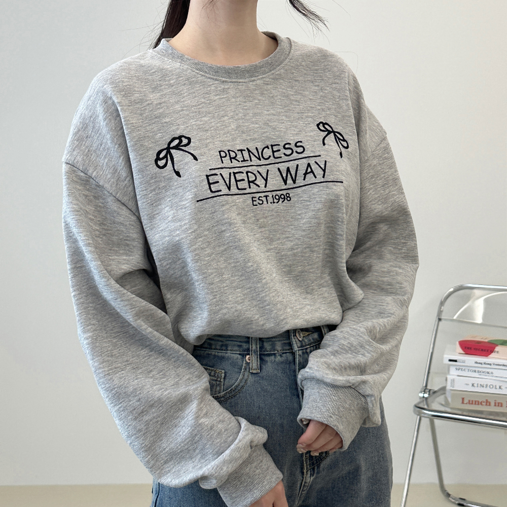 Way embroidered sweatshirt