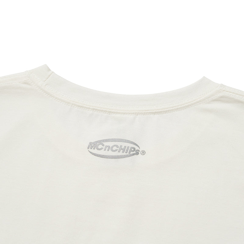 Arch-logo crop Tee (white)