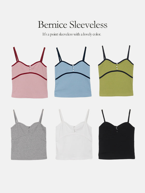 Bernice Burton Coloring Spring Summer Sleeveless (6 colors)