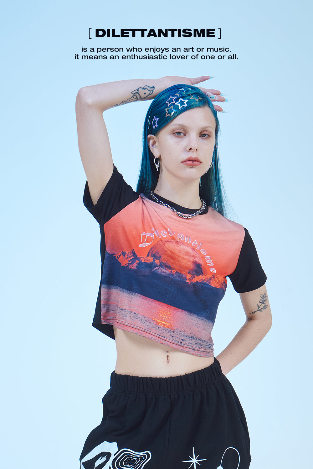 RED MOON CROP T