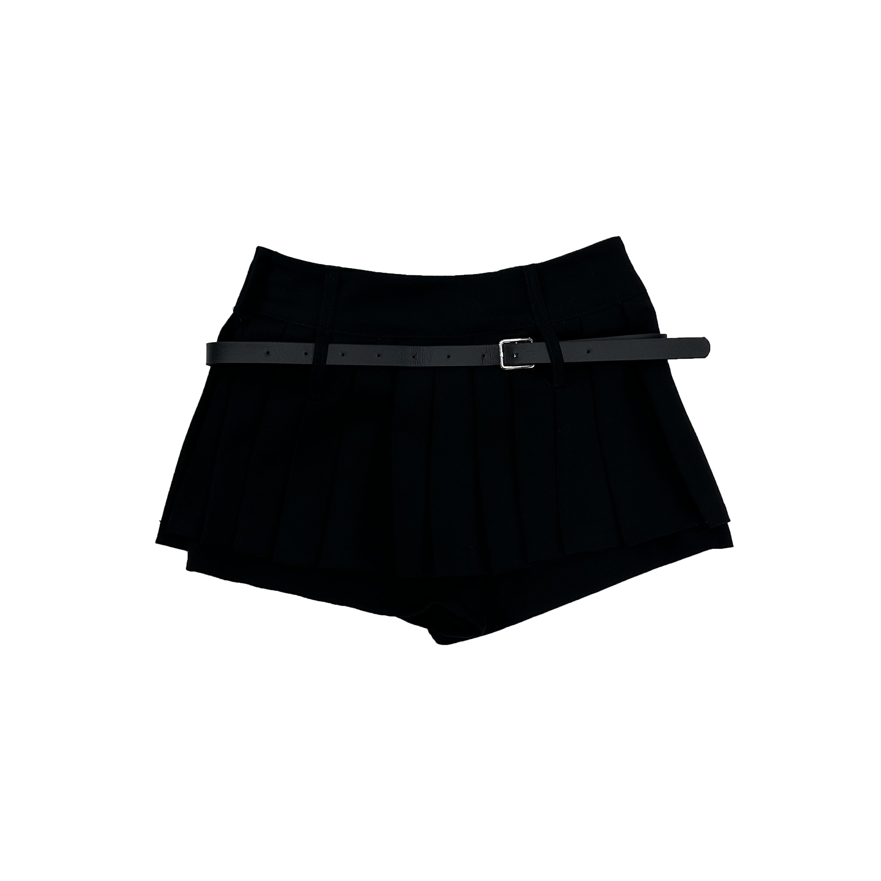 tennis belted skirt