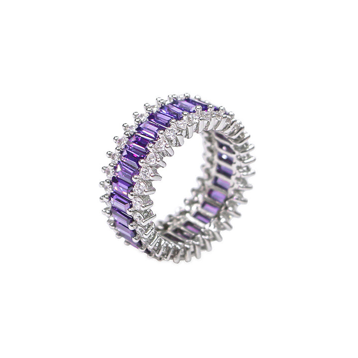 Lilly piece ring-purple