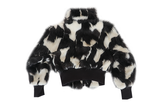 SPECKLED ECO FUR JUMPER