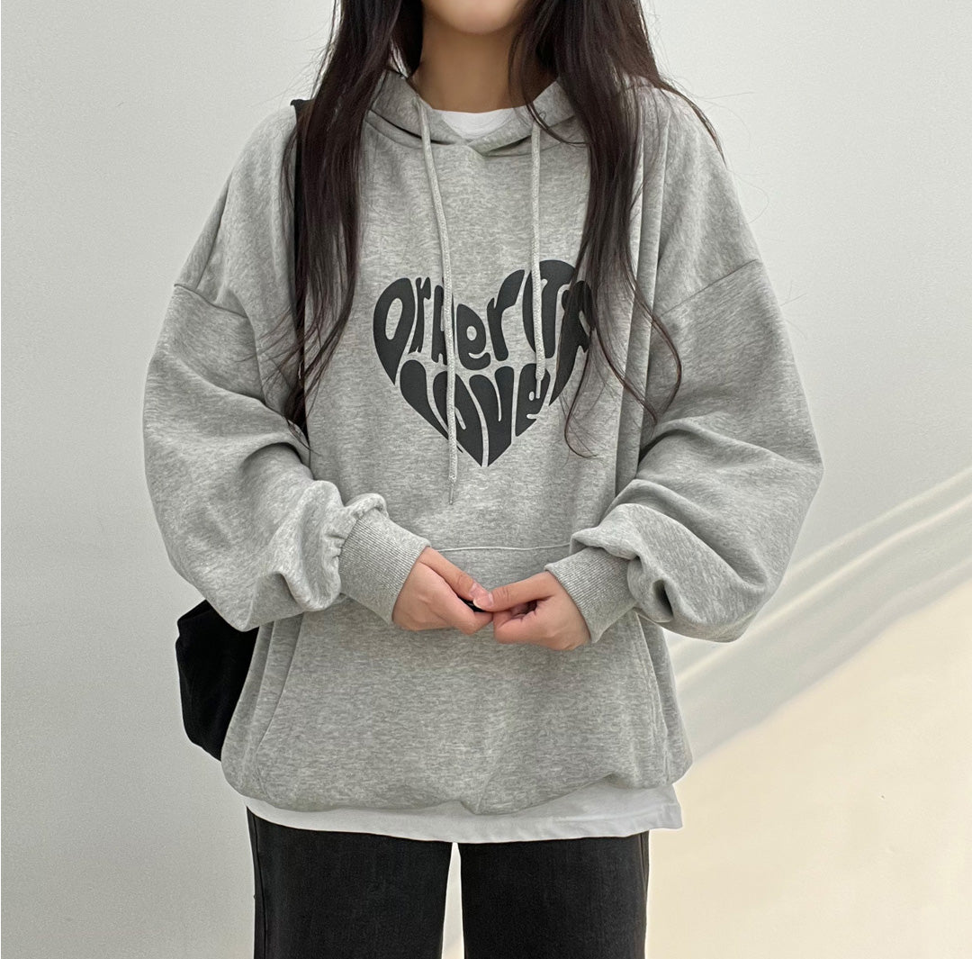 Sweet heart hoodie