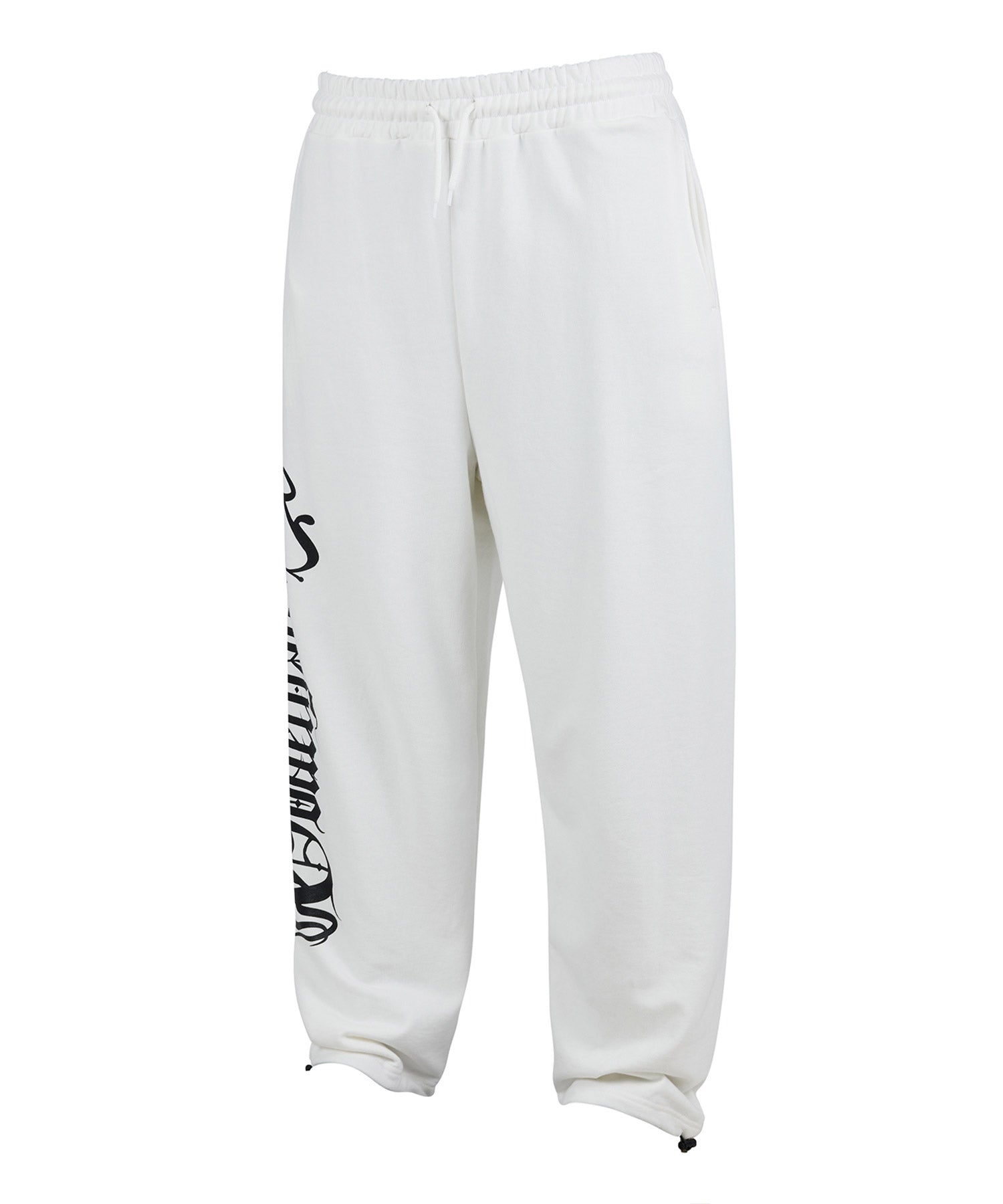 GOTTER GOTHIC LOGO SWEATPANTS_WH