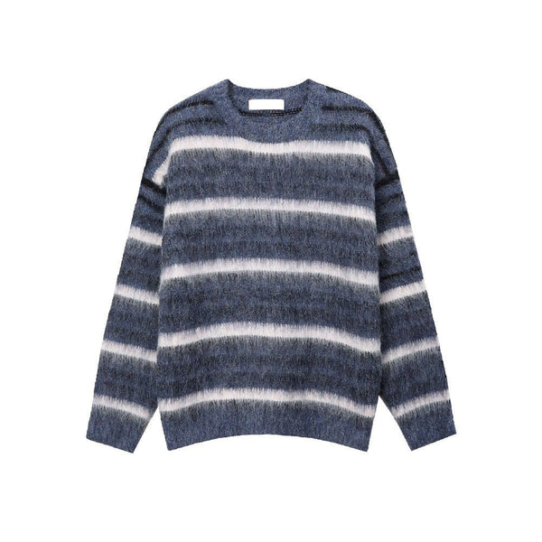 ASCLO Wool 60% Mohair Border Knit (4color)