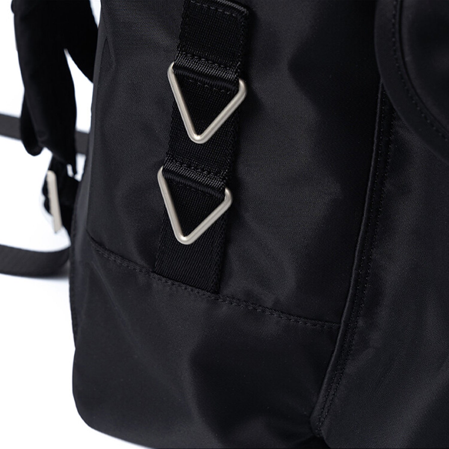 [After Pray Edition] 2-Pocket Nylon Cargo Rucksack (Black&Nickel)