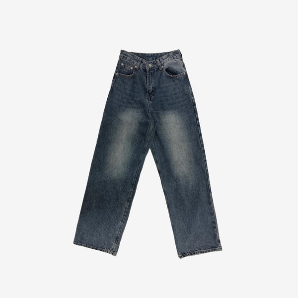 kipled wide denim pants